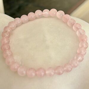 6mm Rose Quartz Stretch Bracelet
